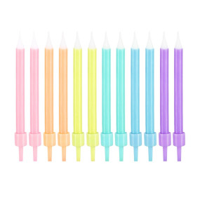 Velas Pastel conj.12
